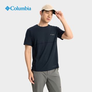Columbia哥伦比亚 钛金系列降温吸湿速干短袖T恤 010黑色 S