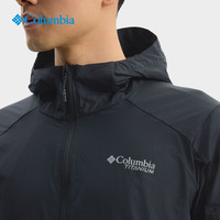 Columbia哥伦比亚防晒衣男25春夏户外拒水防晒连帽可打包皮肤衣WE9484 011 S 170/92A