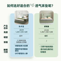 现代ZINUS慢回弹 家用席梦思记忆棉床垫弹簧硬20CM单双人1.5M卧室 绿茶-舒芙蕾记忆棉床垫 150*200cm