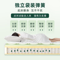 现代ZINUS慢回弹 家用席梦思记忆棉床垫弹簧硬20CM单双人1.5M卧室 绿茶-舒芙蕾记忆棉床垫 180*200cm
