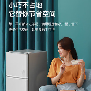奥克斯（AUX）BCD-82WSP 银色 82L 双门冰箱