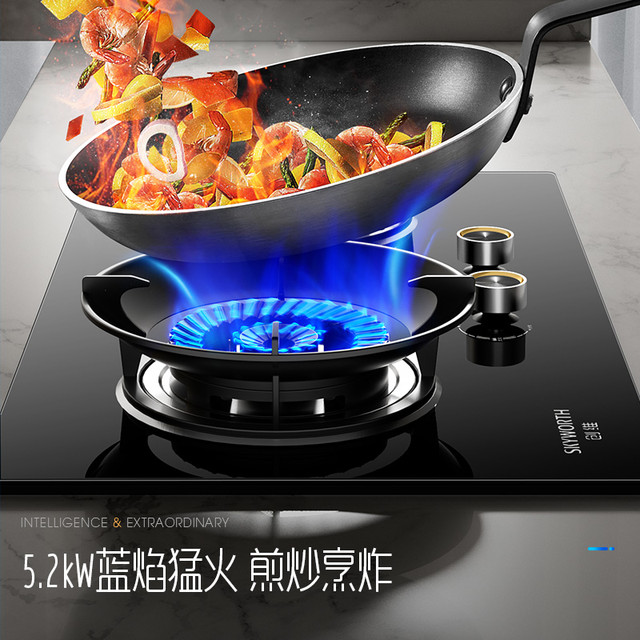 创维 燃气灶双灶家用煤气灶猛火灶具液化天然气炉灶台