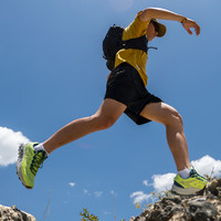 SCARPA思嘉帕旋风生态版SPIN PLANET休闲跑鞋男低帮防滑越野跑鞋 阳光绿拼灰蓝 46