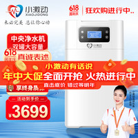 小激动 双罐软水机家用2.8T/H大流量小型厨下式 全自动中央全屋净水软水系统