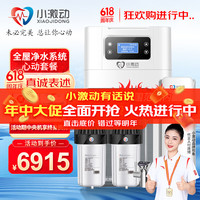 小激动 双罐软水机家用2.8T/H大流量小型厨下式 全自动中央全屋净水软水系统套装