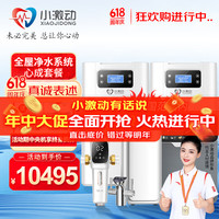 小激动 双罐软水机家用2.8T/H大流量小型厨下式 全自动中央全屋净水软水系统套装