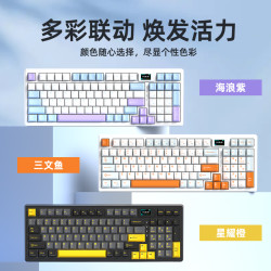 魔咖 MONKA 3098V2 99键 2.4G蓝牙 多模无线机械键盘 双色可选