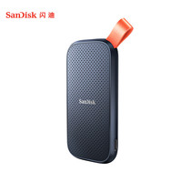 SanDisk 闪迪 E30 极速版 USB3.2 移动固态硬盘 Type-C 2TB 黑色