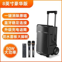 山水 A12广场舞音响户外音箱k歌移动便携拉杆唱歌跳舞大功率重低音