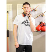 adidas 男装夏季透气舒适休闲运动宽松半袖上衣短袖ADITSG2-WB S