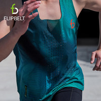FLIPBELT飞比特跑步背心超轻速干透气网孔竞速马拉松男风洞背心 霓虹粉【男款】 XL