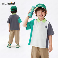 MQDMINI男童POLO衫2025夏季新款男宝宝凉感短袖儿童休闲上衣夏装 A