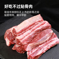 下厨房原切西冷短肋条巴西草饲安格斯牛肉清炖红烧牛肋条香煎烤肉 1000g*1袋