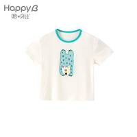 哈贝比 happyB 男童t恤夏季男宝短袖莫代尔t恤衫速干排汗童装衣服25年新款