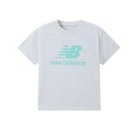 new balance nb童装男女儿童中大童宽松时尚基础款短袖T恤简洁