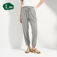 松山棉店 睡裤/家居裤 收口-麻灰色 XL