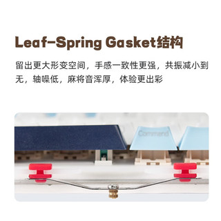 珂芝K98三模机械键盘无线2.4G蓝牙有线98键gasket双结构RGB光热插拔办公客制化键盘 极地雪RGB-热插拔(三模) 98键 TTC金粉轴V2（码字推荐）