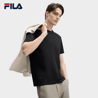 柔心纱|斐乐短袖T恤男春季运动透气宽松休闲圆领上衣 M