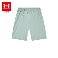 安德玛（Under Armour）儿童春夏户外短裤梭织休闲短裤夏季童装短裤252323351 深灰绿 160