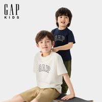 百亿补贴：Gap 大小童同款男女童2025春季新款纯棉短袖T恤儿童装755792