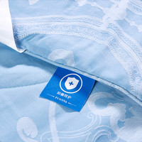 富安娜 被子蚕丝被凉感抑菌水洗夏被单人双人用夏凉被 【凉感提花蚕丝抑菌】约瑟琳 152cm*210cm