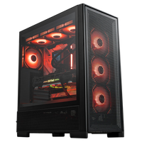 爱国者 扶摇百里 电脑机箱台式机ATX大板360水冷网孔散热电竞游戏台式主机箱 扶摇百里 /预装3只风扇
