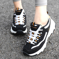 SKECHERS/斯凯奇 厚底增高 女士运动鞋 8730066-BKGD 36