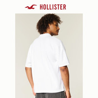 HOLLISTER 美式25夏季街头百搭短袖POLO衫T恤男装