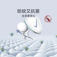 罗莱生活 LUOLAI  家纺蒙古包蚊帐家用卧室 简单安装防蚊1 萌兔蒙古包蚊帐 198cm*180cm*170cm 、1.8米床