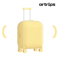 artrips 泡泡行李箱女20寸登机箱轻便静音拉杆旅行箱