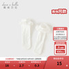 戴维贝拉 DAVE＆BELLA）儿童中筒袜女袜宝宝公主袜 白色 10-12（脚长10-12cm左右）