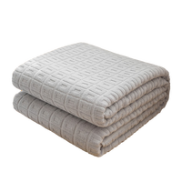 金号(KING SHORE)100%纯棉A类毛圈毛巾被夏凉空调被 方块