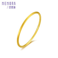 诗普琳黄金手镯足金古法黄金光面手镯婚嫁自戴 56号圈口约36.18g