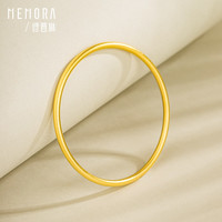 诗普琳黄金手镯足金古法黄金光面手镯婚嫁自戴 58号圈口约23.64g