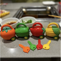 车马象 拼接 儿童玩具火车 绿色车头款