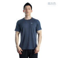 单导 华夫格圆领短袖t恤吸湿速干透气遮热防晒抗静电男休闲夏