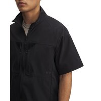 安德玛UA Unstoppable自在系列男拉链运动休闲短袖T恤6000798 XL