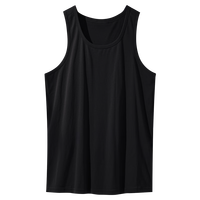 浪莎男士背心纯棉打底衫夏季薄款100%棉运动无袖汗衫圆领跨栏背心