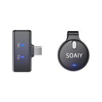 索爱(soaiy)SA-V6无线领夹麦克风收音麦 户外直播唱歌 专业降噪录音设备 安卓Type-C 一拖一