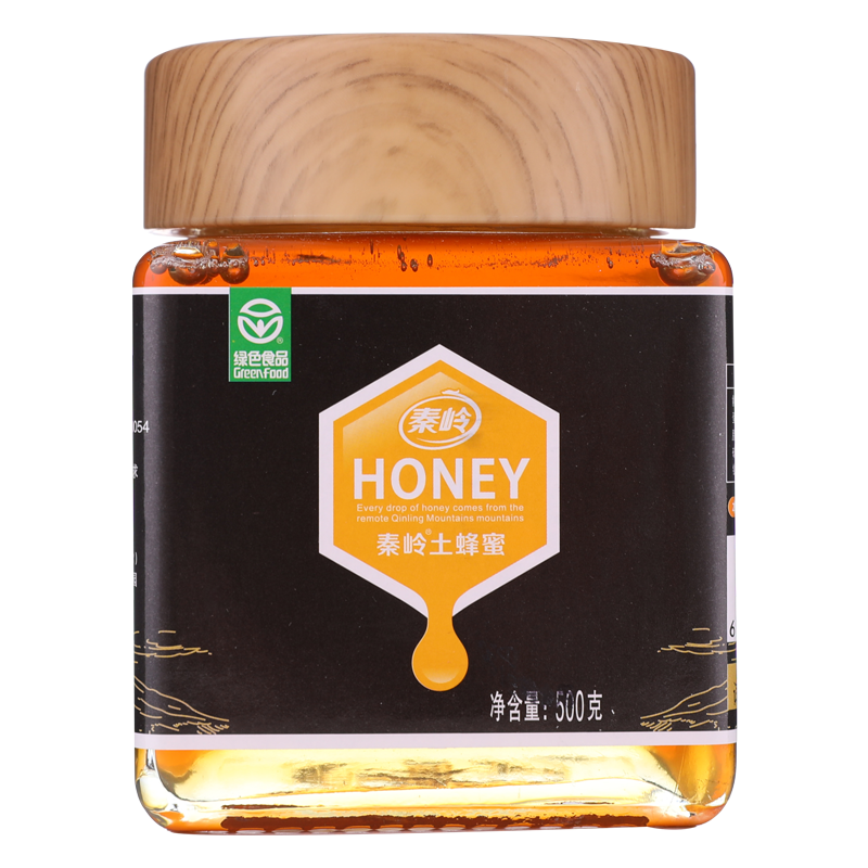 【绿色食品】秦岭结晶正宗土蜂蜜 蜂巢蜜天然纯蜂蜜百花蜂蜜成熟蜜峰蜜 土蜂蜜