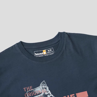 添柏岚（Timberland）T恤男夏季户外舒适透气休闲圆领半袖印花Logo纯棉短袖 A29JZ-433 XL 185/120A