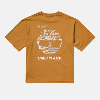 添柏岚（Timberland）T恤男夏季户外舒适透气休闲圆领半袖印花Logo纯棉短袖 A6QJ1-P47 L 180/108A
