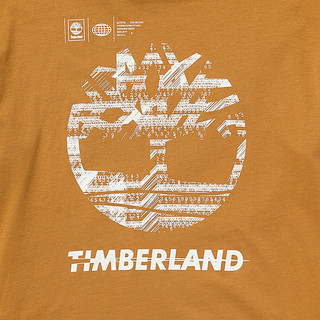 添柏岚（Timberland）T恤男夏季户外舒适透气休闲圆领半袖印花Logo纯棉短袖 A6QJ1-P47 L 180/108A