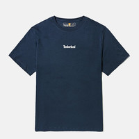 添柏岚（Timberland）T恤男夏季户外舒适透气休闲圆领半袖印花Logo纯棉短袖 A5UX7-433 M 175/100A