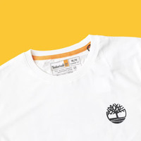 添柏岚（Timberland）T恤男夏季户外舒适透气休闲圆领半袖印花Logo纯棉短袖 A5VUH-100 S 170/88A