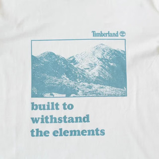 添柏岚（Timberland）T恤男夏季户外舒适透气休闲圆领半袖印花Logo纯棉短袖 A2KJ1-CM9 XL 185/120A