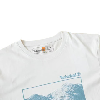 添柏岚（Timberland）T恤男夏季户外舒适透气休闲圆领半袖印花Logo纯棉短袖 A2KJ1-CM9 XL 185/120A
