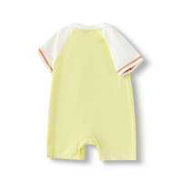 巴拉巴拉童装宝宝连体衣新生儿婴儿外出哈衣爬服2025夏装男女全棉舒适 【凉感】柠檬黄208225120203 90cm