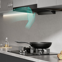 华帝 超薄平嵌油烟机欧式顶吸22立方抽油烟机燃气灶套i11129T 重磅升级|齐平橱柜22风量大吸力129T