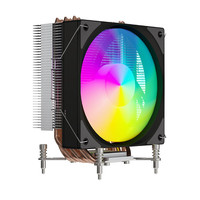 先马SAMA平头哥F400 F6004铜管6铜管CPU散热器温控静音风扇支持INTEL平台 平头哥F600（6铜管）INTEL